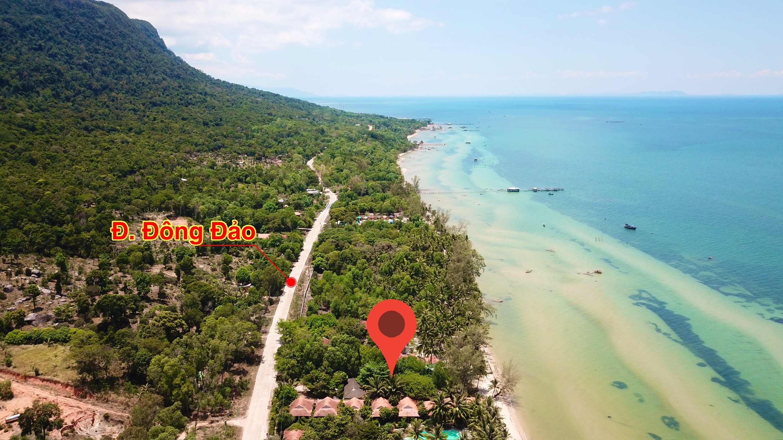 Hướng dọc biển Cây Sao