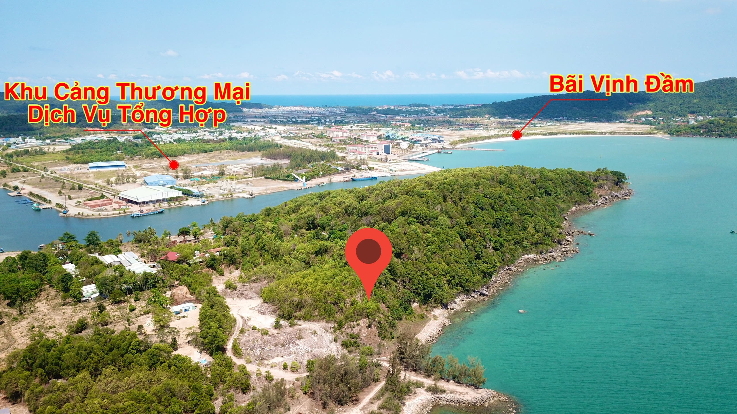 Hướng về bãi Vịnh Đầm