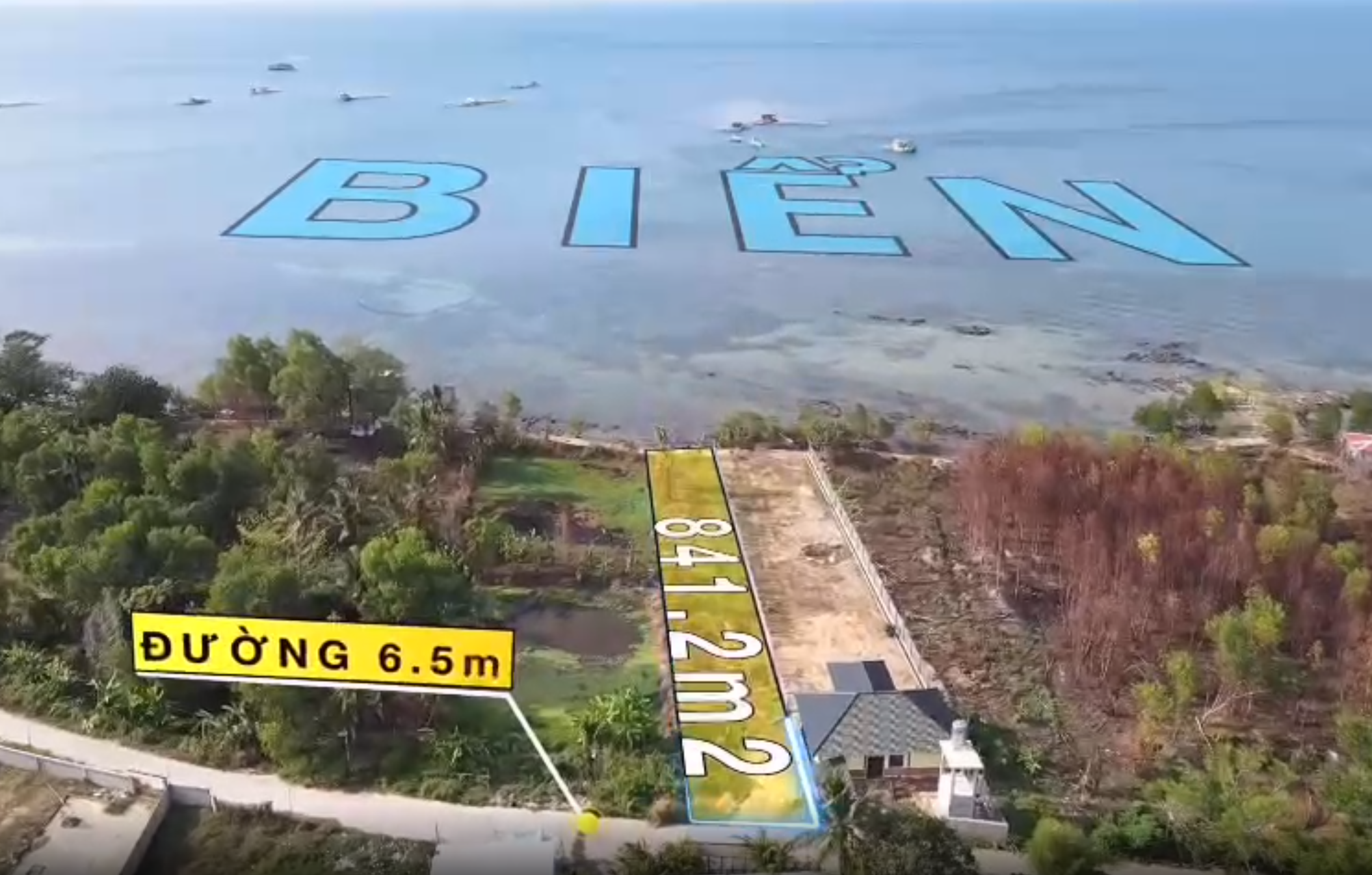 Đất mặt biển Chuồng Vích Gành Dầu – 841 m