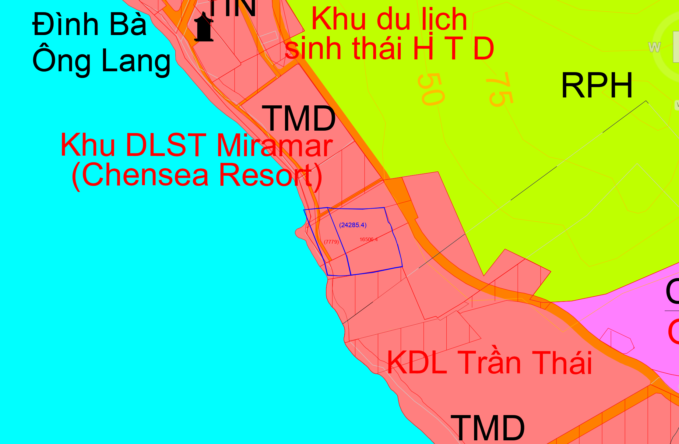 Quy hoạch thửa đất theo kế hoạch sử dụng đất Phú Quốc 2024