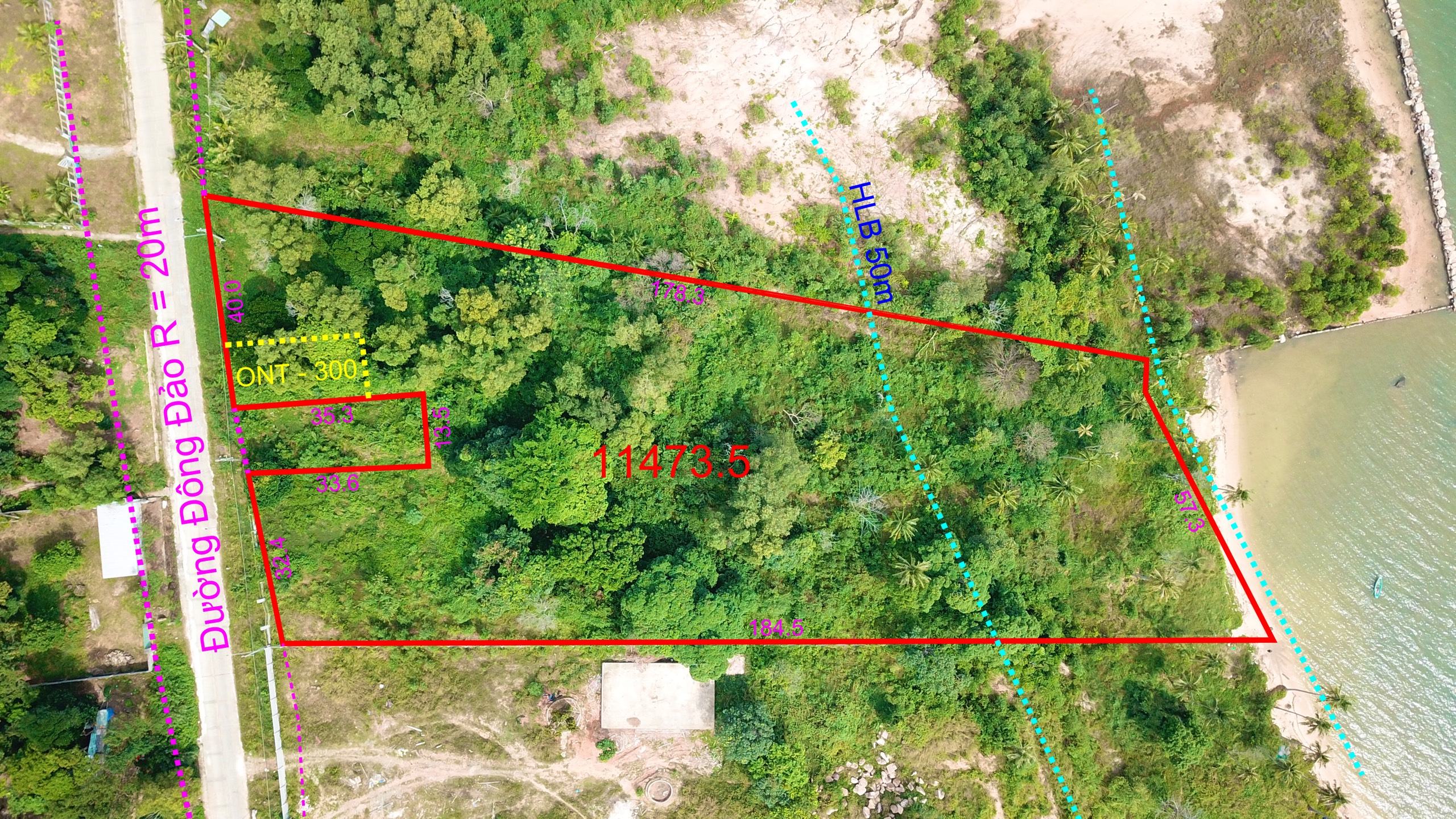 Đất mặt biển Cây Sao Phú Quốc – 11473m