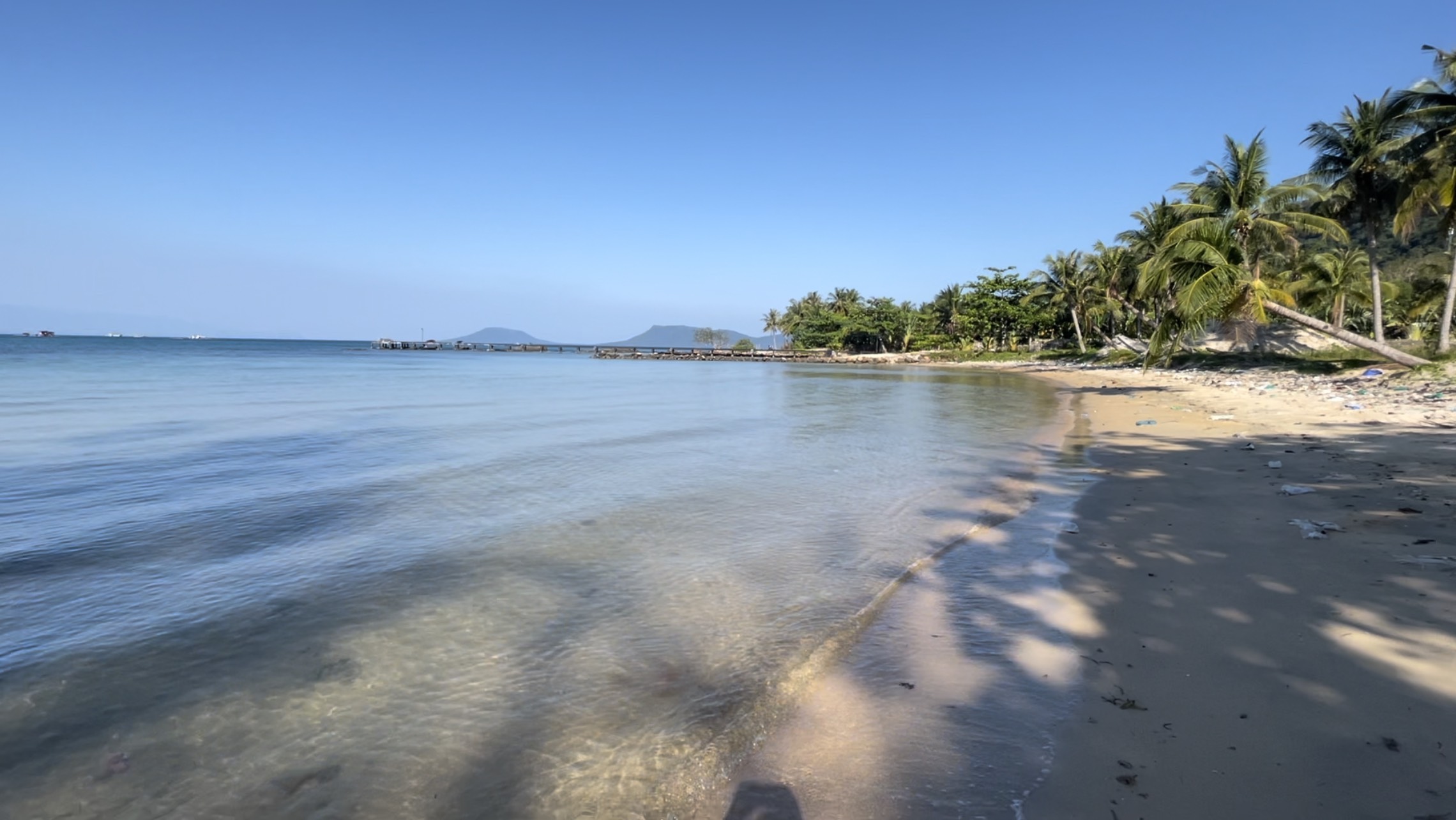 Mặt biển thửa đất