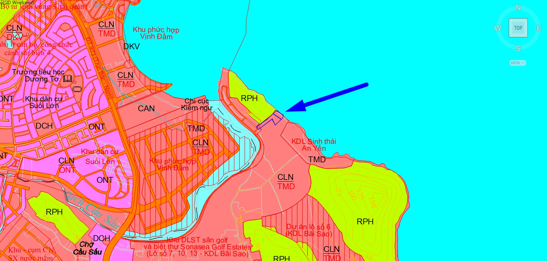 Quy hoạch thửa đất theo kế hoạch sử dụng đất Phú Quốc năm 2024